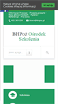 Mobile Screenshot of bhpoz.pl
